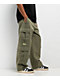 Empyre Canvas Green Ultra Loose Double Cargo Pants - Thumbnail image 7 of 7