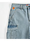 Empyre Cargo Loose Fit Light Blue Denim Skate Shorts - Thumbnail image 5 of 6