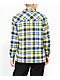 Empyre Cayden Blue & Green Flannel Sherpa Jacket