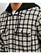Empyre Chancer Black & Cream Plaid Hooded Zip Flannel Shirt - Thumbnail image 3 of 4