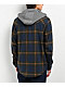 Empyre Chancer Blue & Yellow Hooded Flannel Shirt - Thumbnail image 2 of 7
