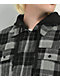 Empyre Chancer Grey & Black Hooded Flannel Shirt