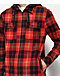 Empyre Chancer Red Hooded Flannel Shirt