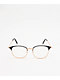 Empyre Club gafas de sol redondas y transparentes