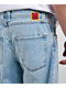 Empyre Colby Light Blue Wash Loose Fit Denim Skate Jeans - Thumbnail image 4 of 7