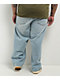 Empyre Colby Light Blue Wash Ultra Wide Denim Skate Jeans - Thumbnail image 4 of 8