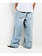 Empyre Colby Light Blue Wash Ultra Wide Denim Skate Jeans - Thumbnail image 2 of 8