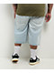 Empyre Colby Ultra Wide Blue Wash Denim Skate Shorts - Thumbnail image 4 of 7