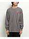Empyre Collegiate Metal Grey Long Sleeve T-Shirt - Thumbnail image 2 of 3