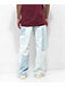 Empyre Color Blocked Light Blue Skate Jeans - Thumbnail image 2 of 6