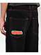 Empyre Contrast Embroidered Black Skate Jeans - Thumbnail image 6 of 8