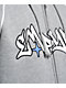Empyre Corded Grey Zip Hoodie - Thumbnail image 4 of 5