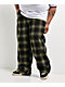 Empyre Corduroy Green Plaid Ultra Wide Skate Pants - Thumbnail image 3 of 6