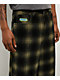 Empyre Corduroy Green Plaid Ultra Wide Skate Pants - Thumbnail image 3 of 4