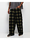 Empyre Corduroy Green Plaid Ultra Wide Skate Pants - Thumbnail image 1 of 4