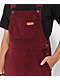 Empyre Curbed Maroon Corduroy Skate Overalls - Thumbnail image 3 of 6