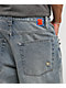 Empyre Destroy Dirty Blue Ultra Wide Skate Jeans - Thumbnail image 4 of 5