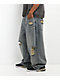Empyre Destroy Dirty Blue Ultra Wide Skate Jeans - Thumbnail image 5 of 5