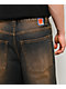 Empyre Dirt Dark Blue Wash Ultra Wide Skate Jeans - Thumbnail image 4 of 5