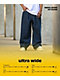 Empyre Dirty Dark Blue Wash Ultra Wide Skate Jeans - Thumbnail image 3 of 8
