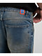Empyre Dirty Wash Blue Ultra Loose Skate Jeans - Thumbnail image 5 of 5