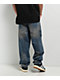 Empyre Dirty Wash Blue Ultra Loose Skate Jeans - Thumbnail image 2 of 5