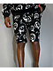 Empyre Doodles Black & White Sweat Shorts - Thumbnail image 4 of 7