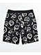 Empyre Doodles Black & White Sweat Shorts - Thumbnail image 2 of 7
