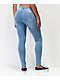 Empyre Drea High-Rise Exposed Button Light Wash Denim Jeggings - Thumbnail image 2 of 3
