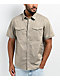 Empyre Drover Beige Short Sleeve Shirt - Thumbnail image 1 of 3