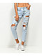 Empyre Easton jeans desgastados en azul claro