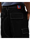 Empyre Easy Now Black Double Cargo Canvas Ultra Loose Skate Pants - Thumbnail image 4 of 5