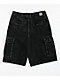 Empyre Easy Now Cargo Ultra Loose Black Denim Skate Shorts - Thumbnail image 6 of 6
