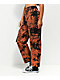 Empyre Echo Orange & Black Cargo Pants