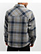 Empyre Eddy Navy & Grey Flannel Shirt - Thumbnail image 2 of 3