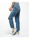 Empyre Eileen Rip and Repair Blue Distressed Denim Jeans - Thumbnail image 3 of 6