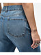 Empyre Eileen Rip and Repair Blue Distressed Denim Jeans - Thumbnail image 5 of 6