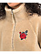 Empyre Eliza With Rose Cream Half Zip Sherpa Sweatshirt - Thumbnail image 3 of 3