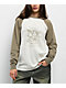 Empyre Emmy Green & Natural Raglan Long Sleeve T-Shirt - Thumbnail image 1 of 2