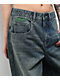 Empyre Engine Extent Wide Leg Blue Wash Jeans - Thumbnail image 5 of 7