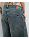 Empyre Engine Extent Wide Leg Blue Wash Jeans - Thumbnail image 6 of 7