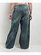 Empyre Engine Extent Wide Leg Blue Wash Jeans - Thumbnail image 4 of 7