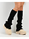 Empyre Euna Distressed Black Leg Warmers - Thumbnail image 1 of 3
