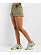 Empyre Evie Olive Green Cargo Shorts - Thumbnail image 3 of 3