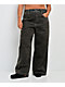 Empyre Extent Animal Print Grey Wash Mid Rise Wide Leg Jeans - Thumbnail image 3 of 7