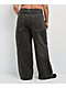 Empyre Extent Animal Print Grey Wash Mid Rise Wide Leg Jeans - Thumbnail image 4 of 7