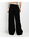 Empyre Extent Black Corduroy Wide Leg Pants - Thumbnail image 2 of 5