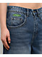 Empyre Extent Blasted Blue Wash Wide Leg Shorts - Thumbnail image 5 of 5