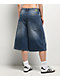 Empyre Extent Blasted Blue Wash Wide Leg Shorts - Thumbnail image 2 of 5