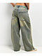 Empyre Extent Blue Wash Wide Leg Jeans - Thumbnail image 2 of 5